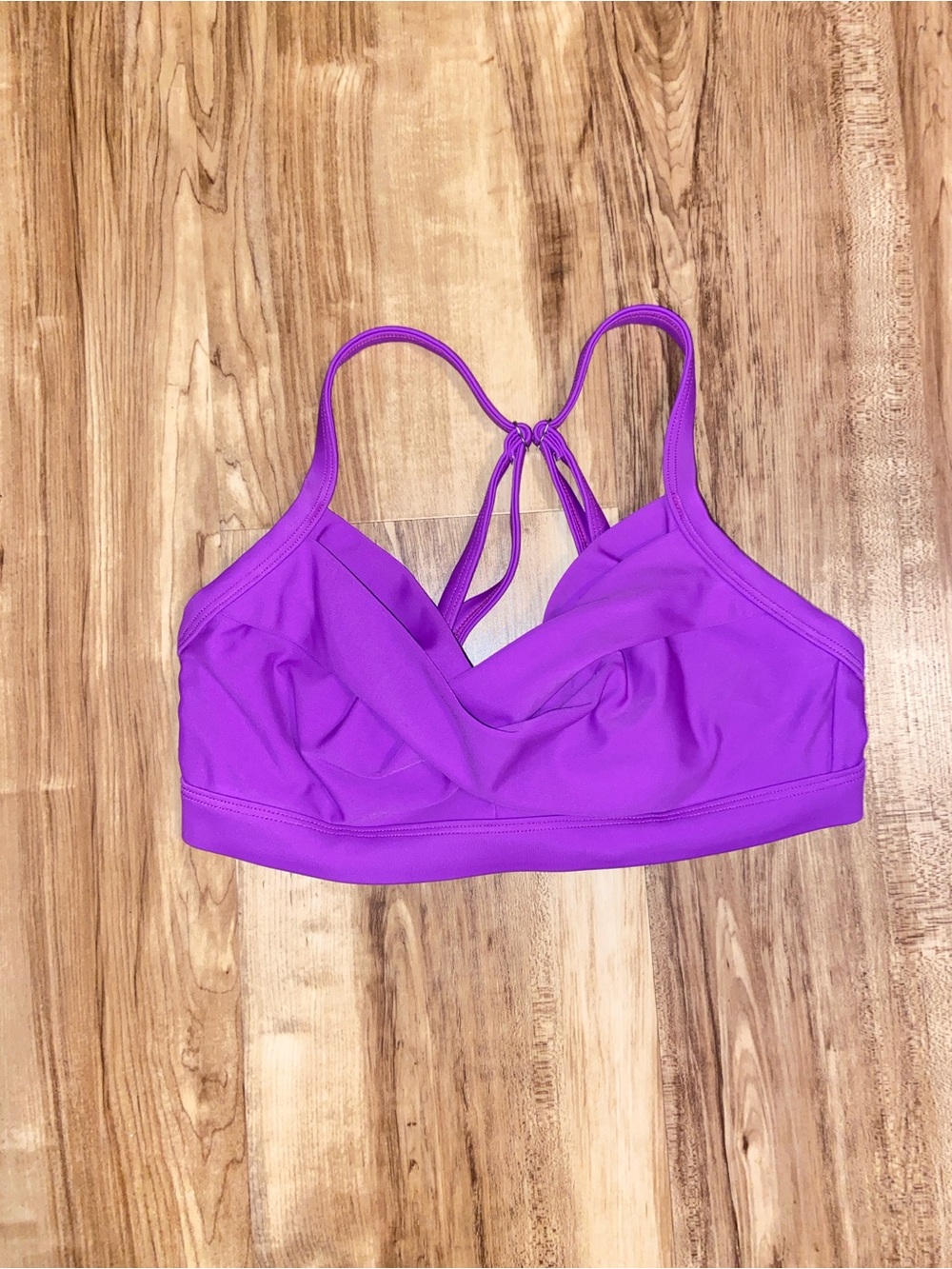 Athleta Bikini Swim Top Adjustable Underwire